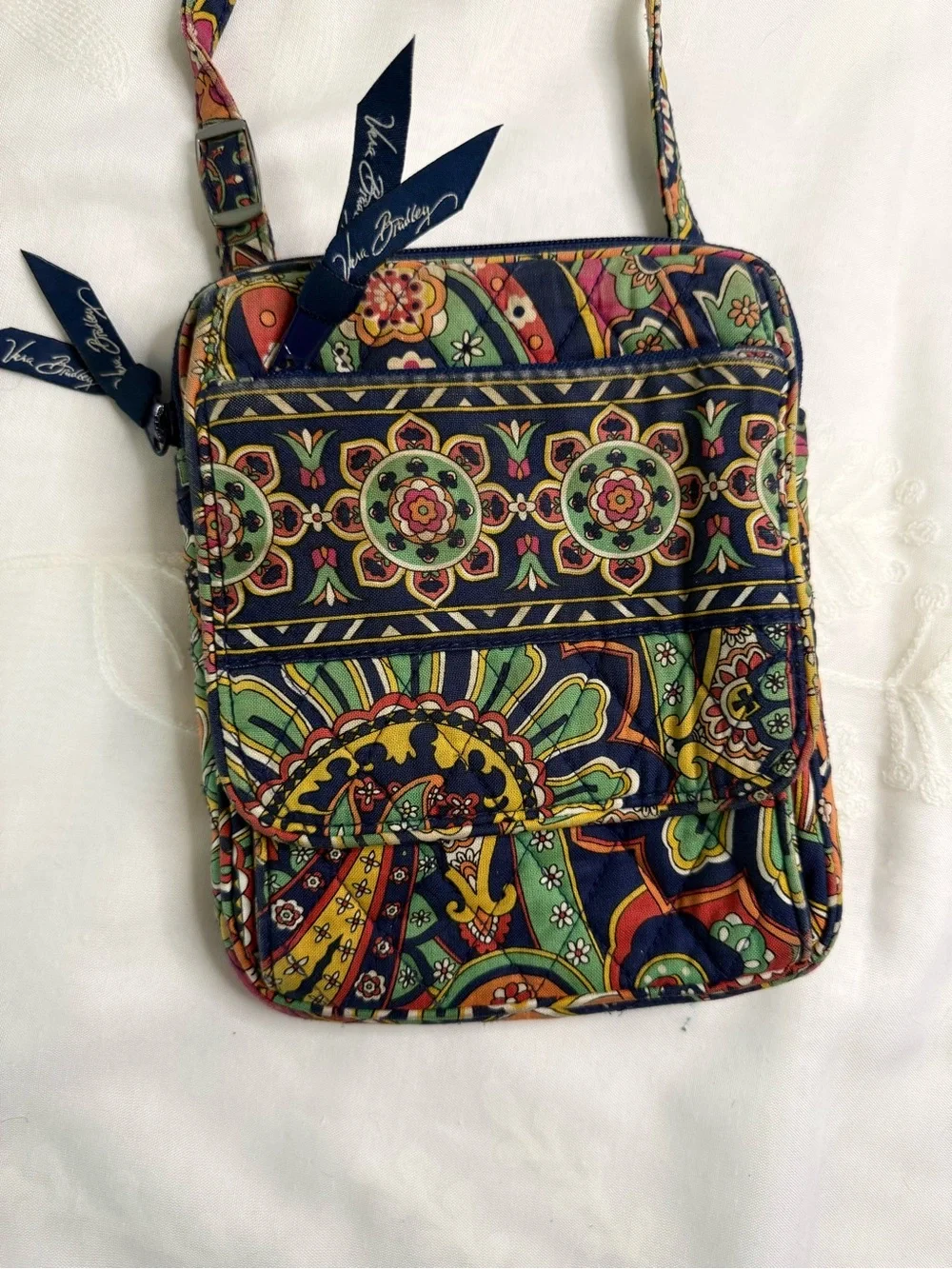 Vera Bradley Multicolor Paisley Floral Crossbody